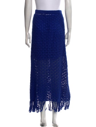 Anne Fontaine Lace Pattern Midi Length Skirt