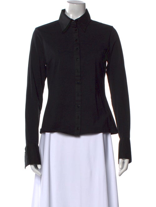 Anne Fontaine Long Sleeve Button-Up Top