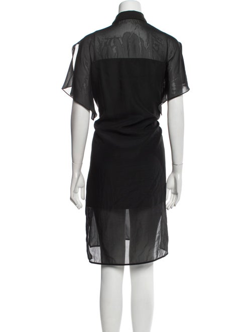 Anne Fontaine Mock Neck Midi Length Dress