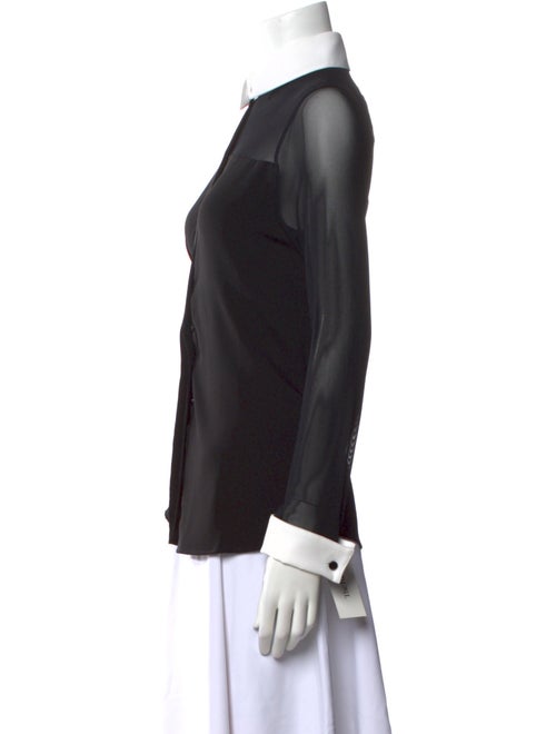 Anne Fontaine Long Sleeve Button-Up Top