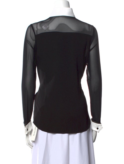 Anne Fontaine Long Sleeve Button-Up Top