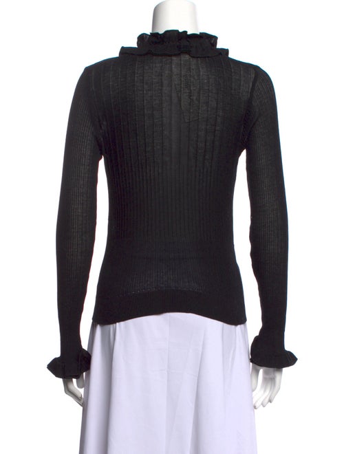 Anne Fontaine V-Neck Long Sleeve Blouse