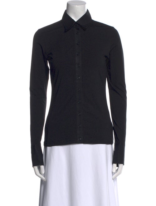 Anne Fontaine Long Sleeve Button-Up Top