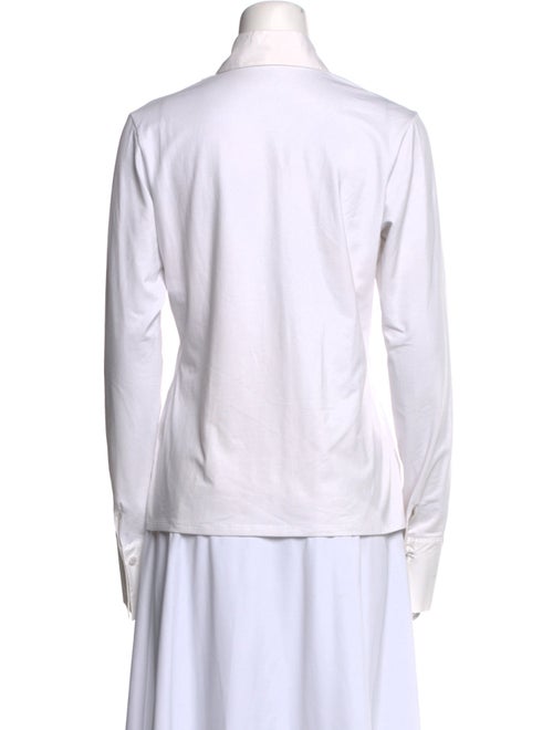 Anne Fontaine Long Sleeve Button-Up Top