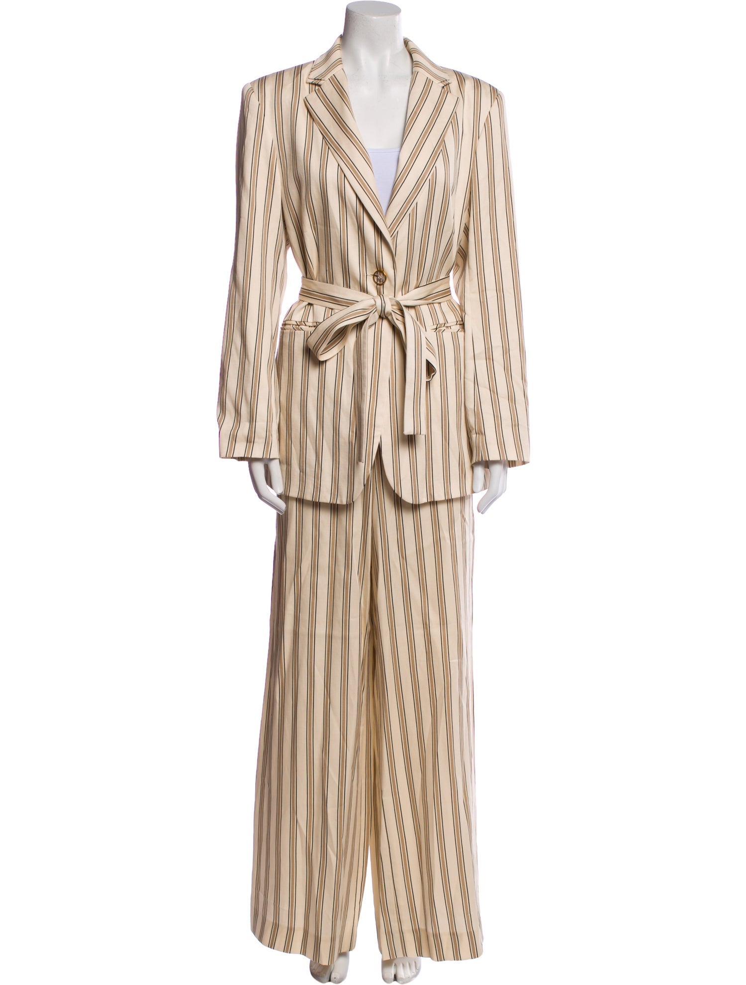 Anne Fontaine Striped Pant Set