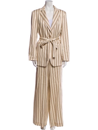 Anne Fontaine Striped Pant Set