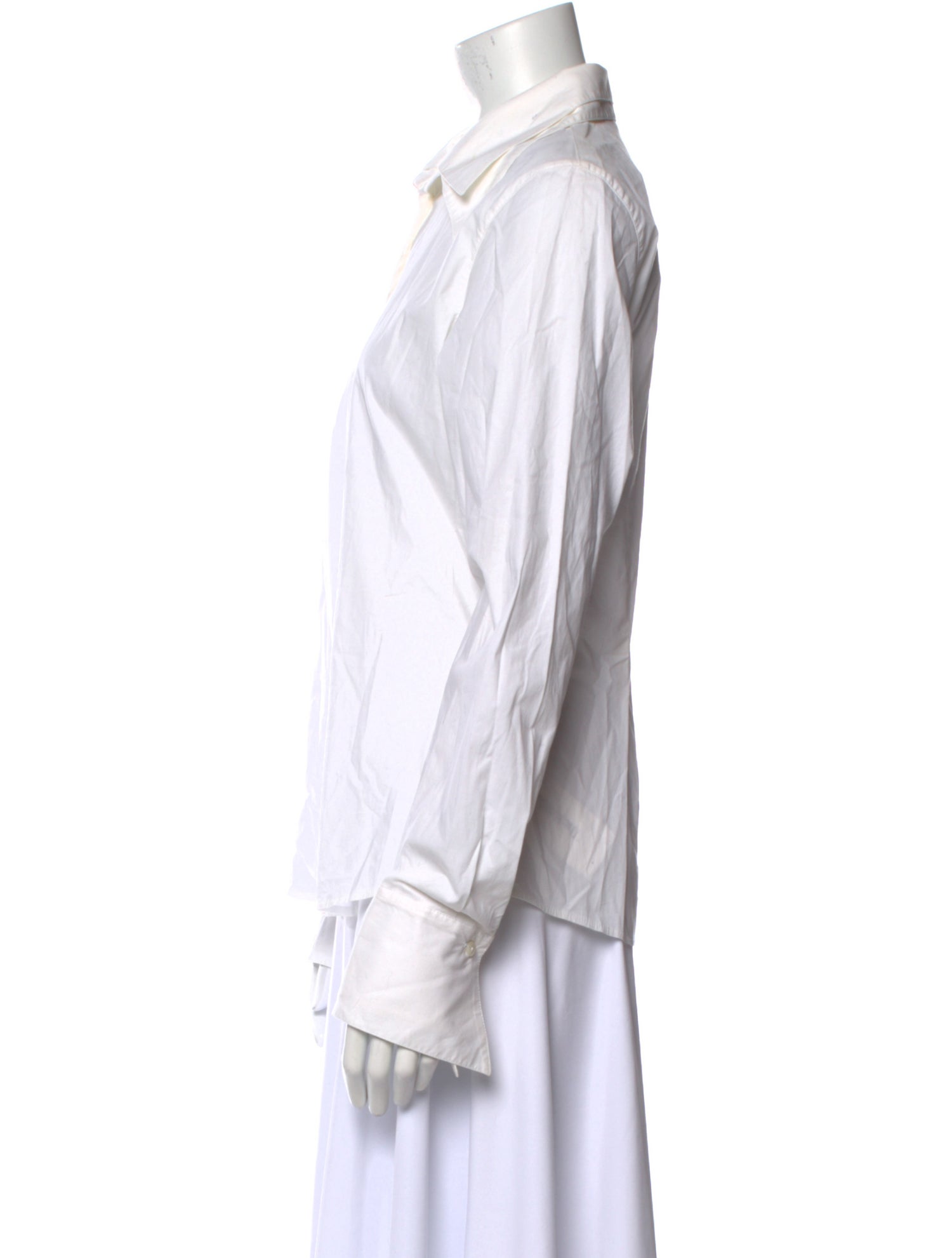 Anne Fontaine Long Sleeve Button-Up Top