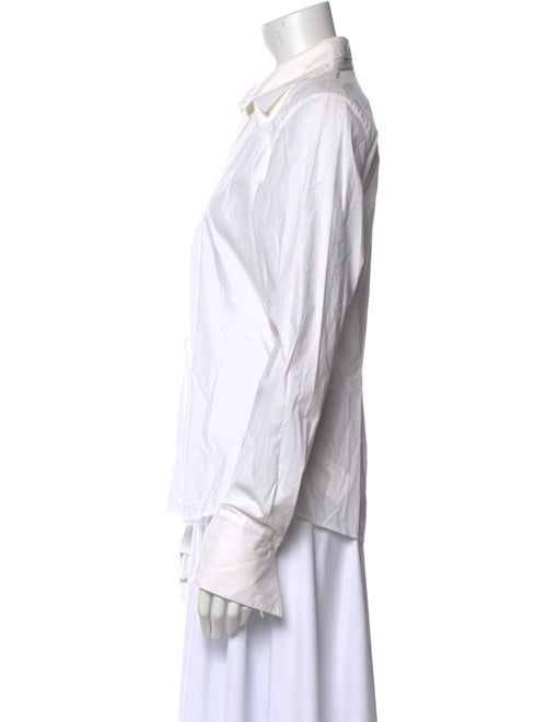 Anne Fontaine Long Sleeve Button-Up Top
