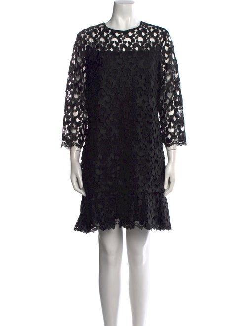 Anne Fontaine Lace Pattern Mini Dress