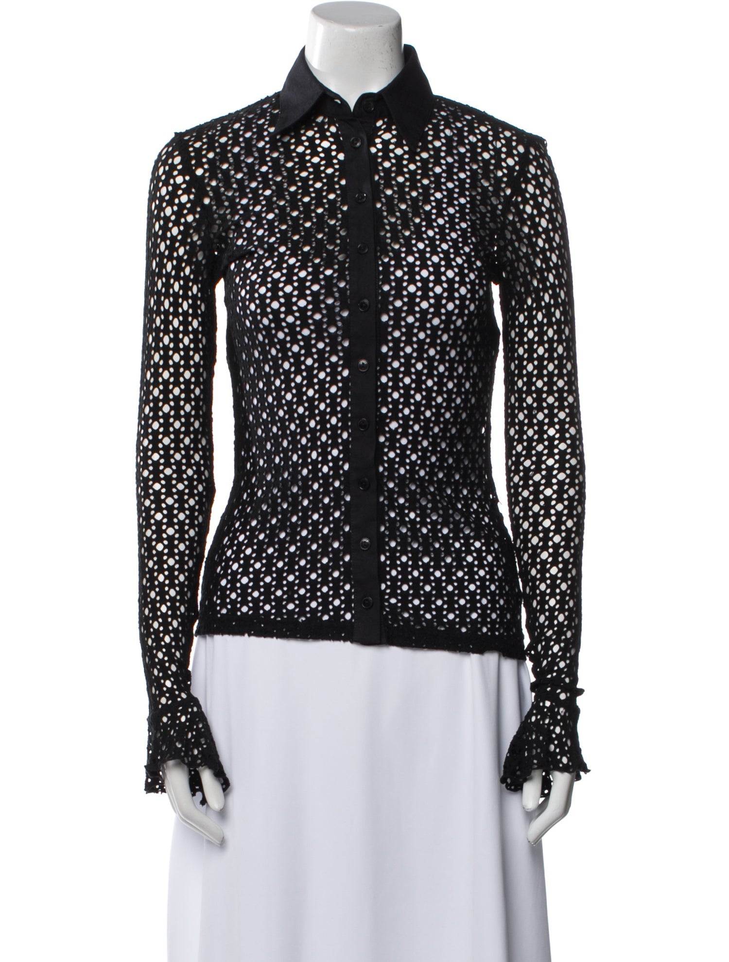 Anne Fontaine Long Sleeve Polo