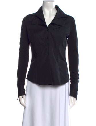 Anne Fontaine Long Sleeve Button-Up Top