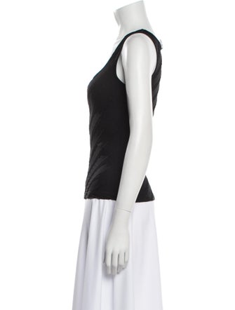 Anne Fontaine Square Neckline Sleeveless Top