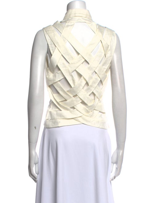 Anne Fontaine Linen Sleeveless Top