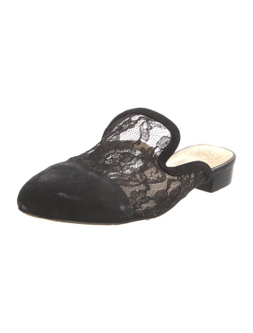 Anne Fontaine Suede Mules