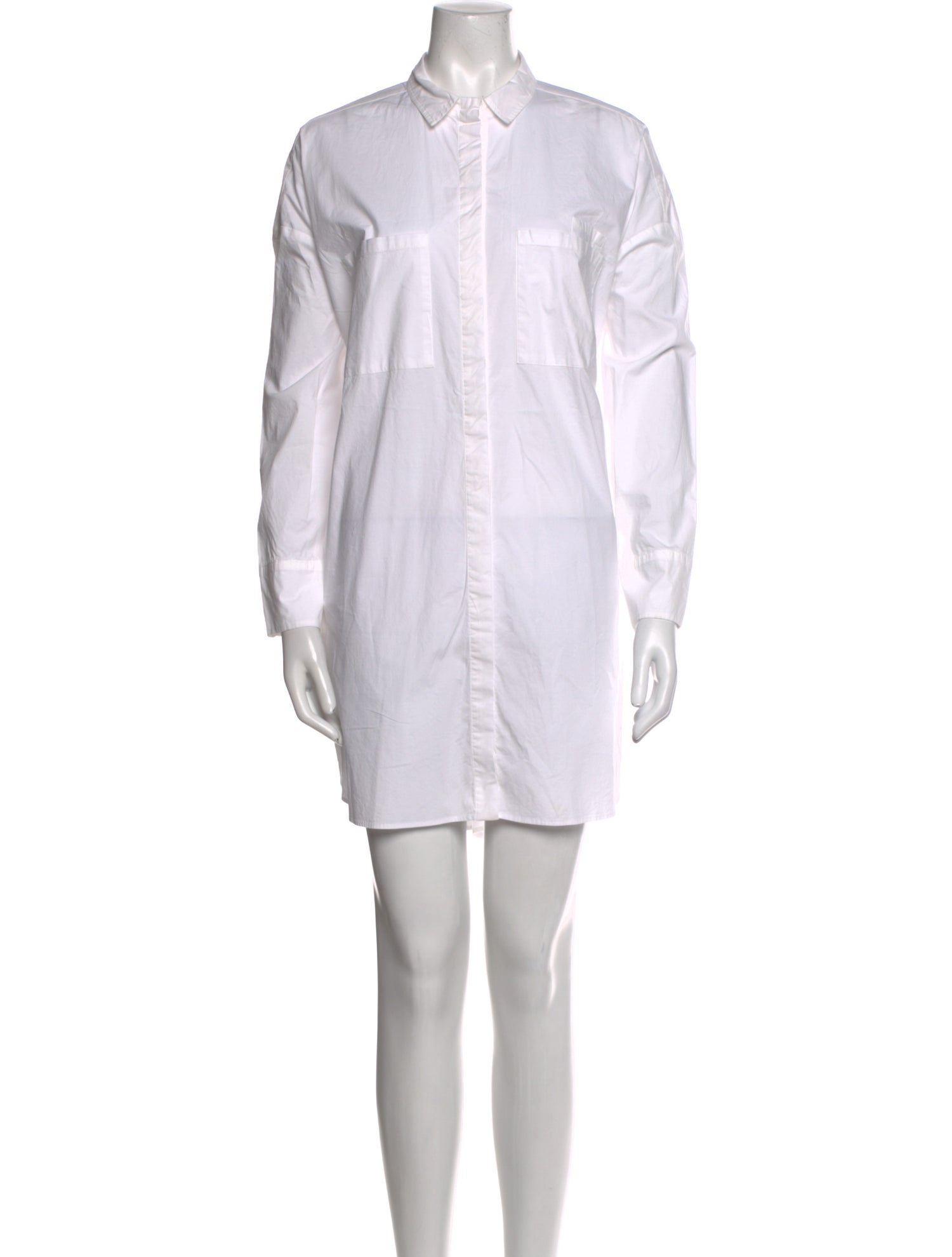 Anne Fontaine Mock Neck Mini Dress