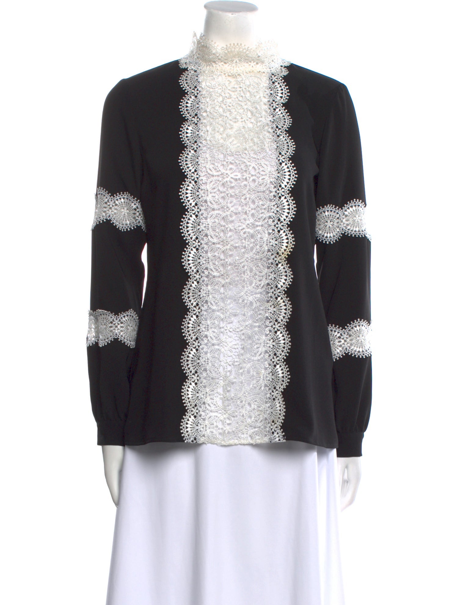 Anne Fontaine Lace Lace Pattern Tunic