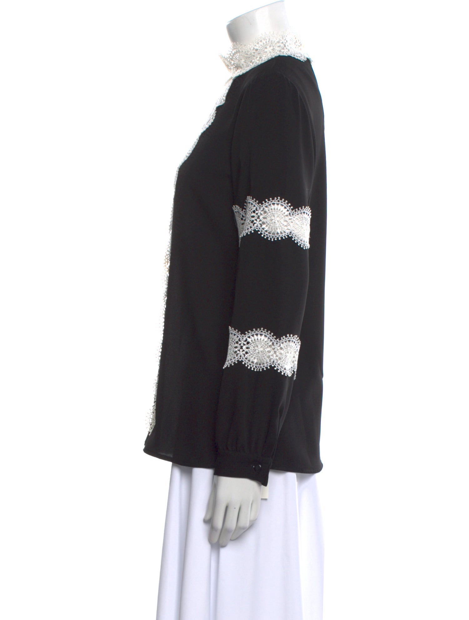 Anne Fontaine Lace Lace Pattern Tunic