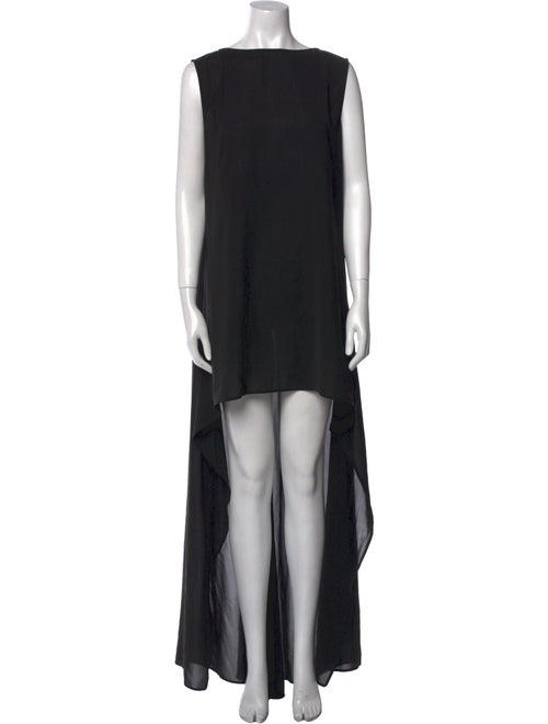 Anne Fontaine Bateau Neckline Long Dress