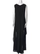 Anne Fontaine Bateau Neckline Long Dress