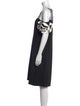 Anne Fontaine Bateau Neckline Knee-Length Dress