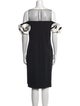 Anne Fontaine Bateau Neckline Knee-Length Dress
