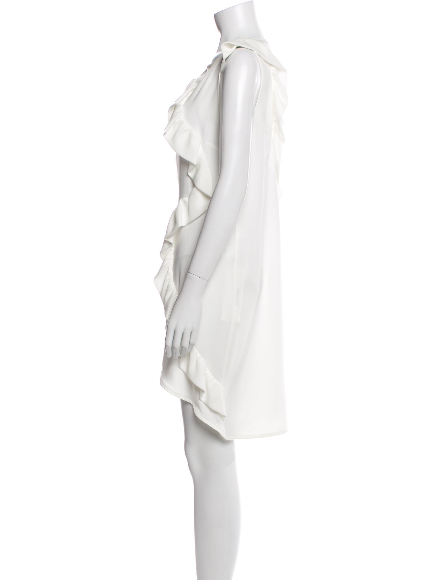 Anne Fontaine Scoop Neck Knee-Length Dress