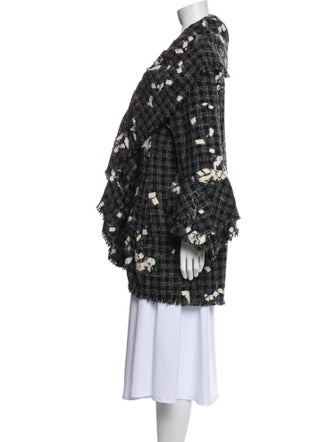 Anne Fontaine Printed Faux Fur Coat