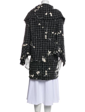 Anne Fontaine Printed Faux Fur Coat