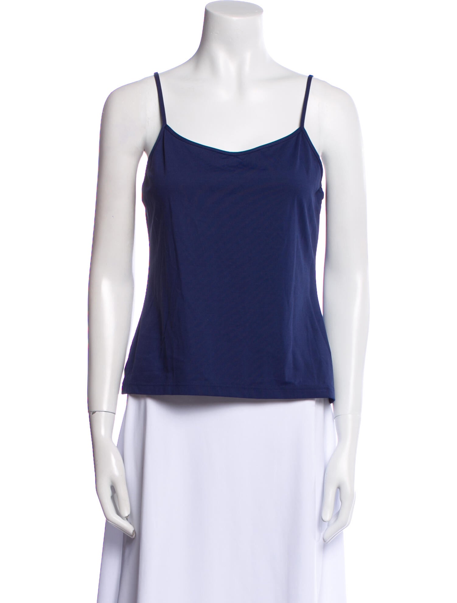 Anne Fontaine Square Neckline Sleeveless Top