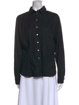 Anne Fontaine Long Sleeve Button-Up Top