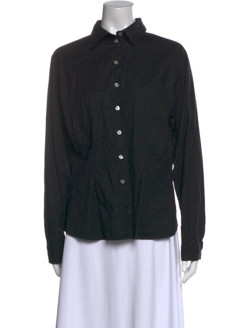 Anne Fontaine Long Sleeve Button-Up Top