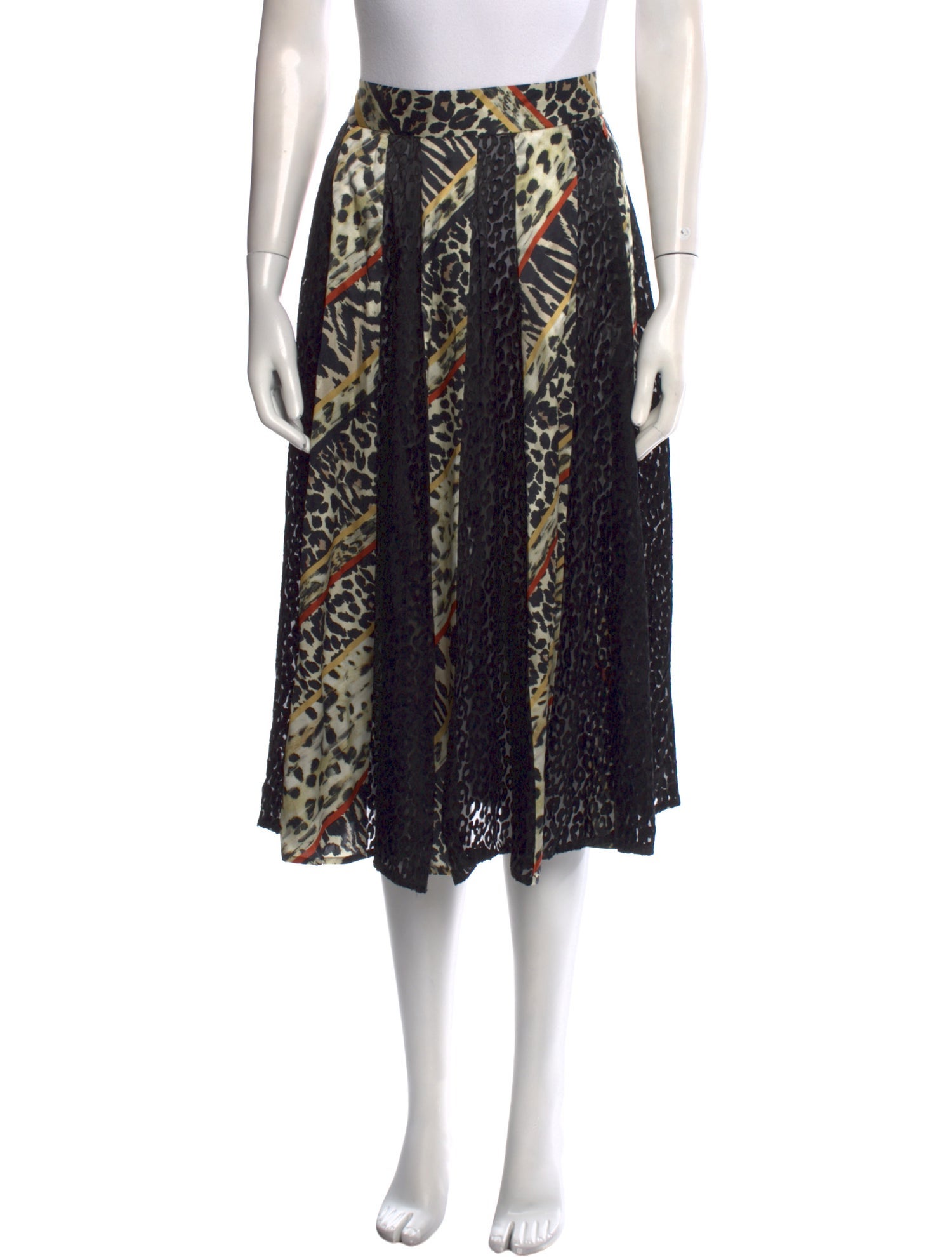 Anne Fontaine Silk Midi Length Skirt w/ Tags