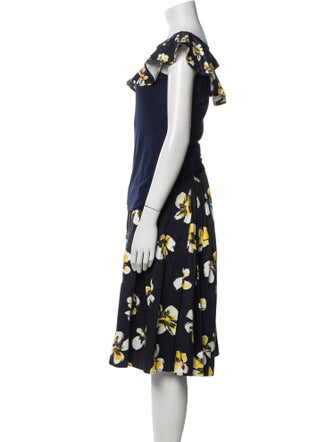 Anne Fontaine Floral Print Skirt Set