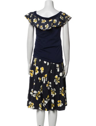 Anne Fontaine Floral Print Skirt Set