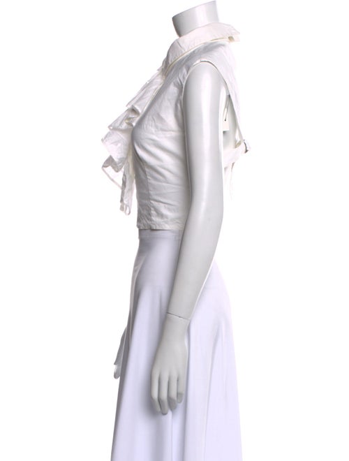 Anne Fontaine Sleeveless Crop Top