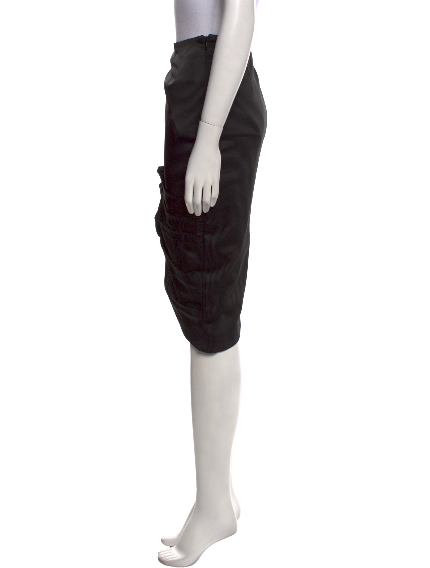 Anne Fontaine Pleated Accents Knee-Length Skirt w/ Tags