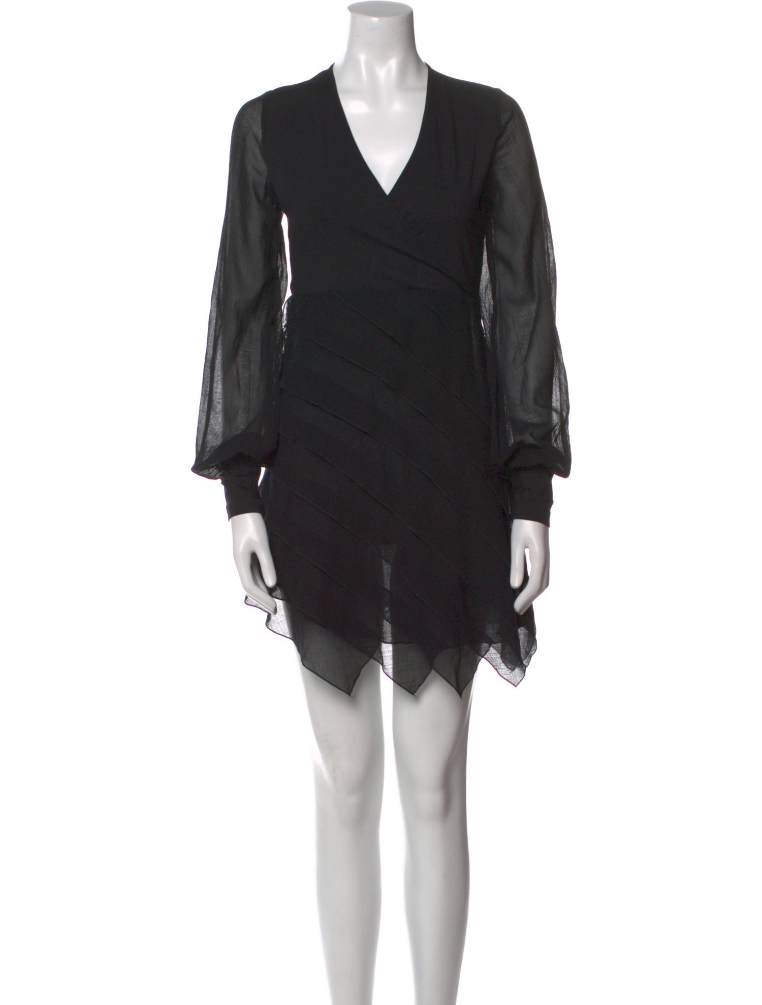 Anne Fontaine V-Neck Mini Dress