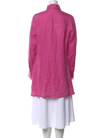Anne Fontaine Linen Long Sleeve Tunic
