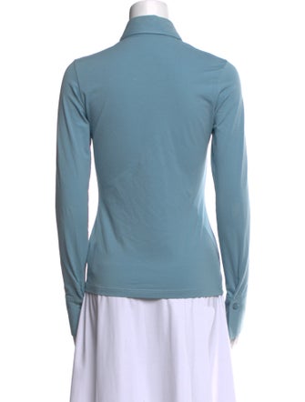 Anne Fontaine Long Sleeve Button-Up Top