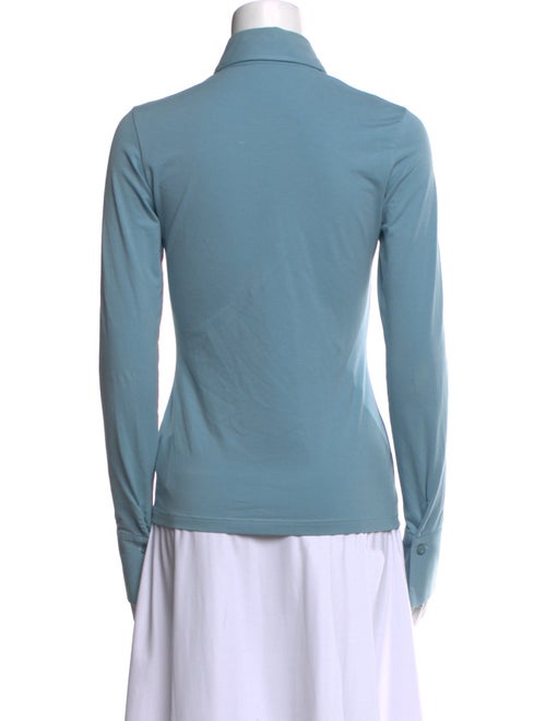 Anne Fontaine Long Sleeve Button-Up Top