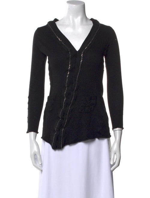 Anne Fontaine Wool V-Neck Sweater