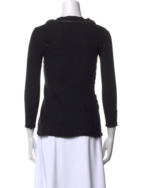Anne Fontaine Wool V-Neck Sweater