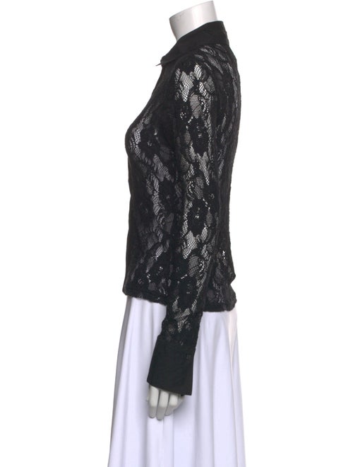Anne Fontaine Lace Lace Pattern Button-Up Top