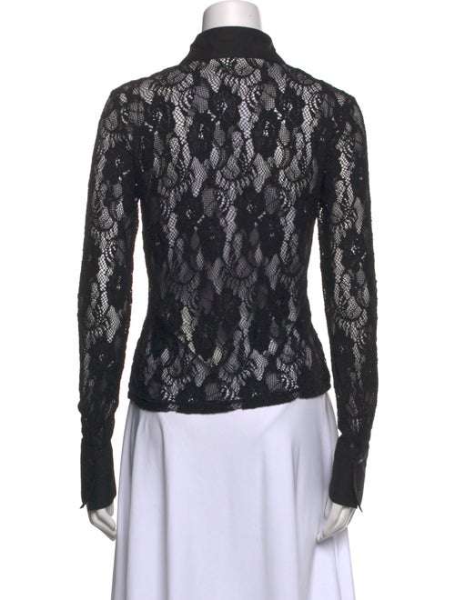 Anne Fontaine Lace Lace Pattern Button-Up Top