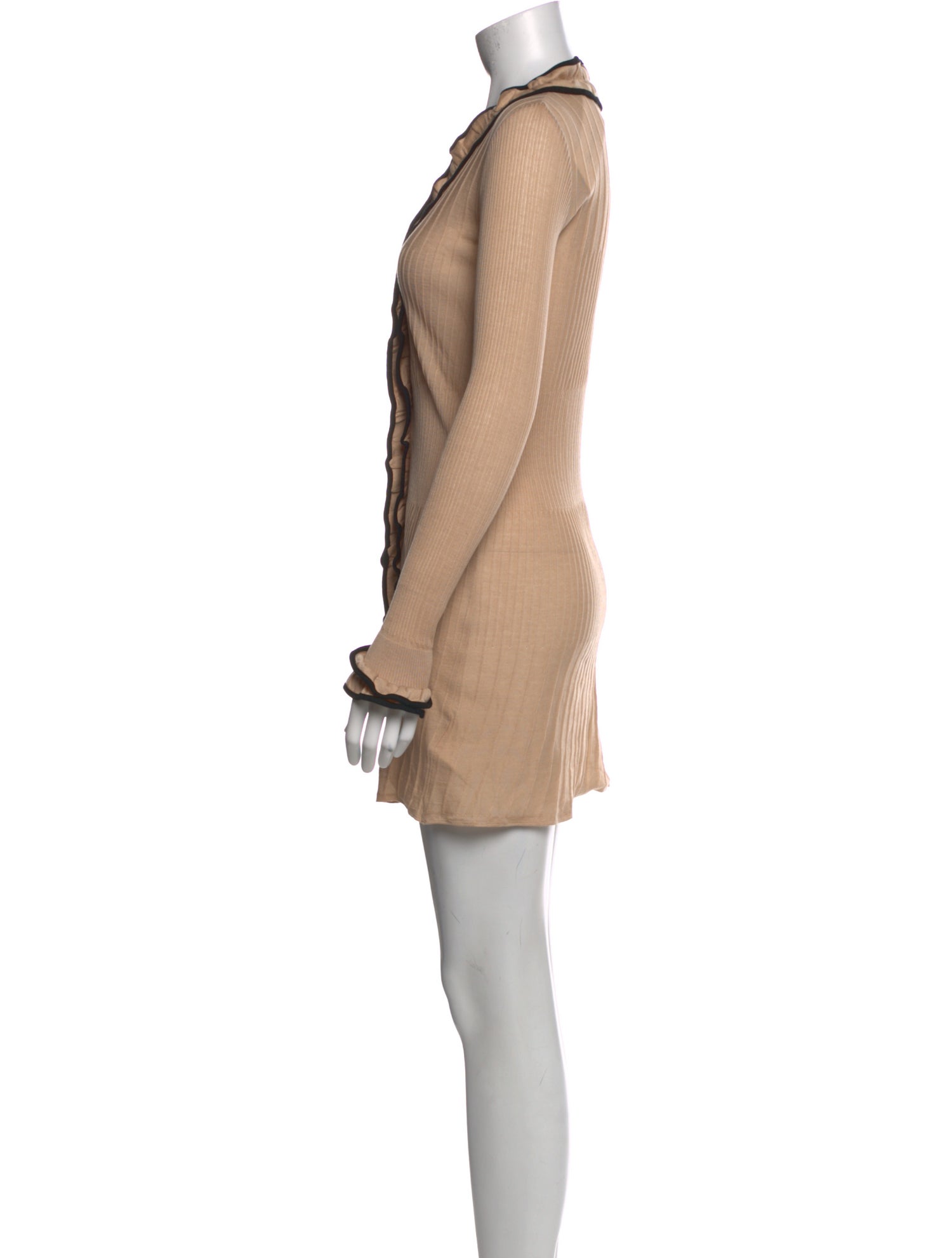 Anne Fontaine V-Neck Mini Dress