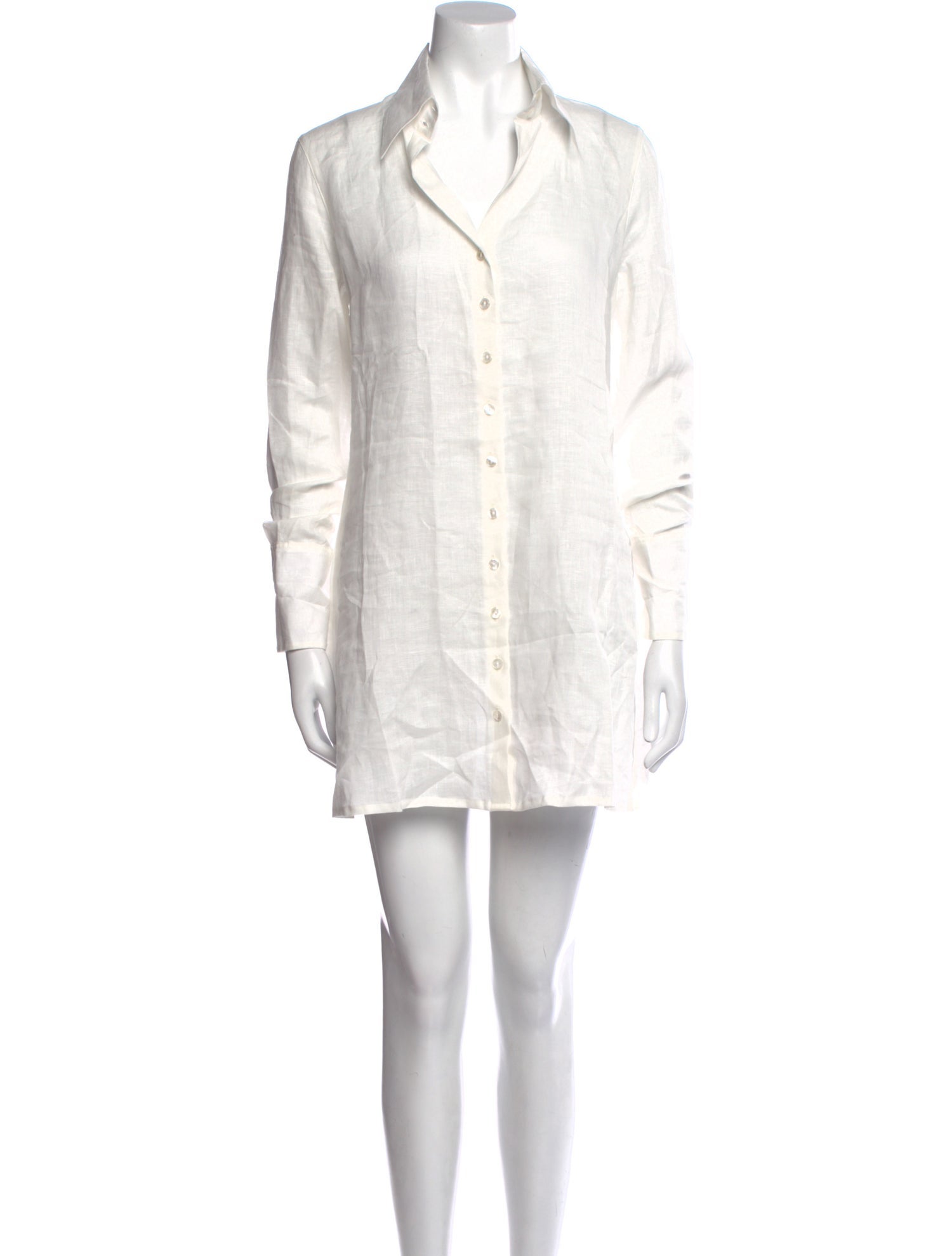 Anne Fontaine Linen Mini Dress