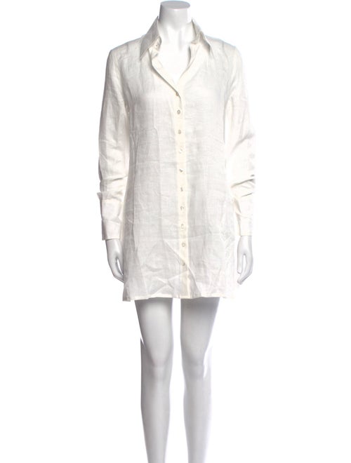 Anne Fontaine Linen Mini Dress