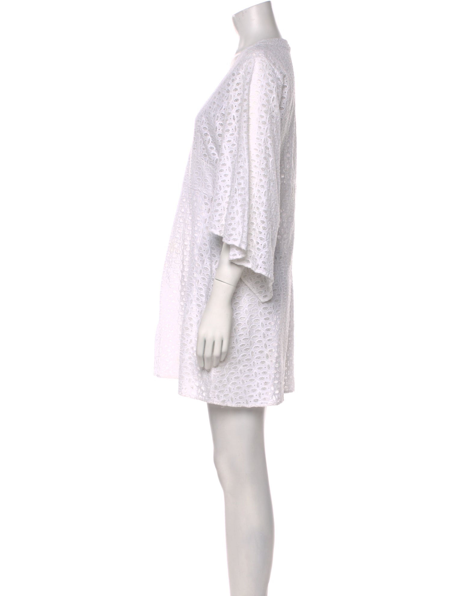 Anne Fontaine V-Neck Mini Dress