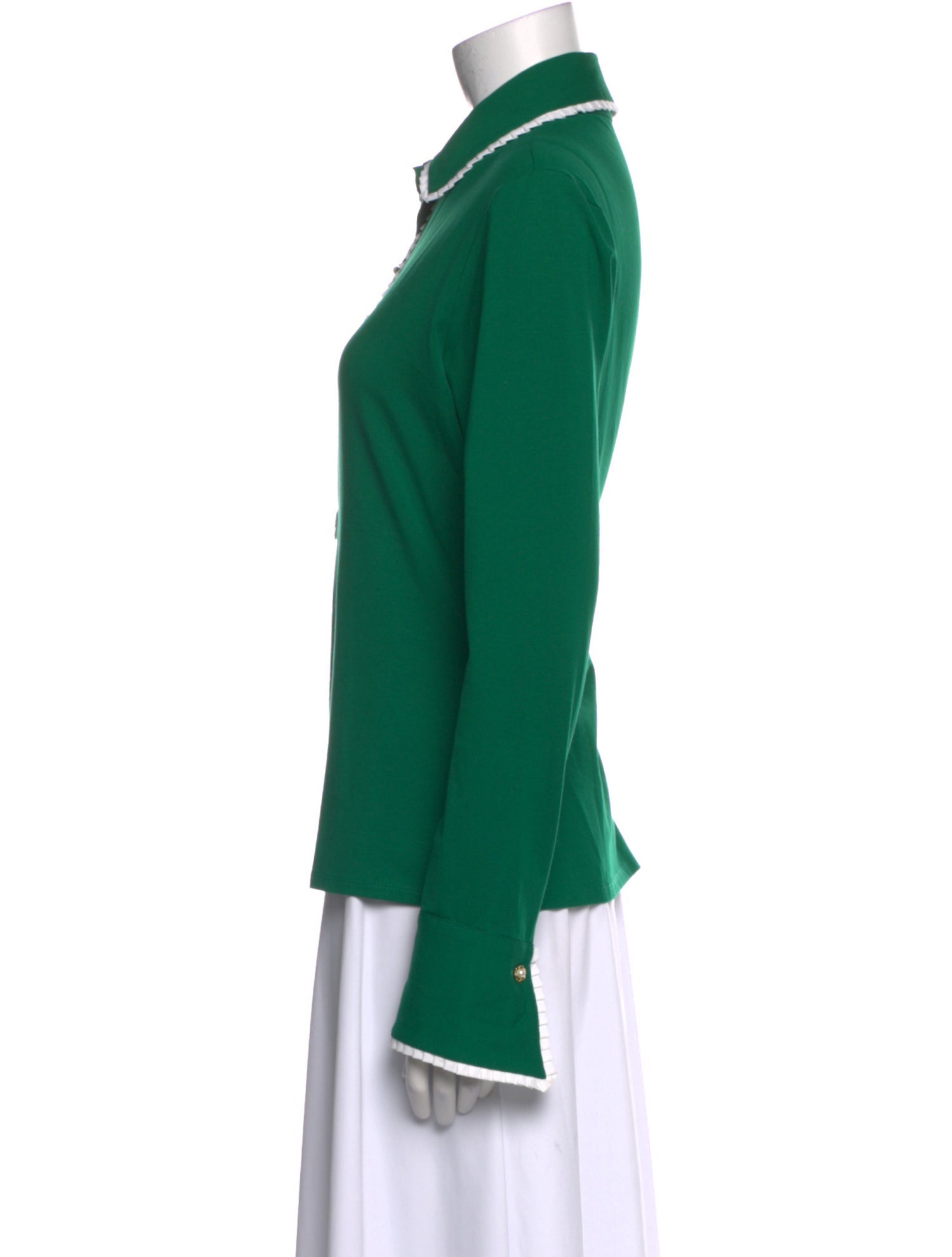 Anne Fontaine Long Sleeve Polo