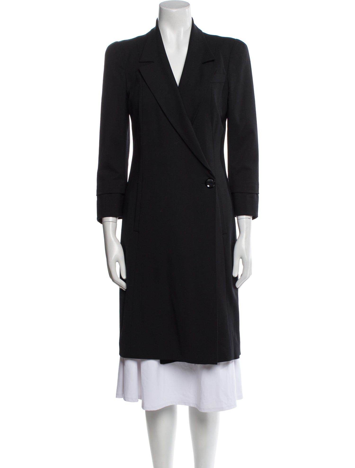Anne Fontaine Virgin Wool Peacoat